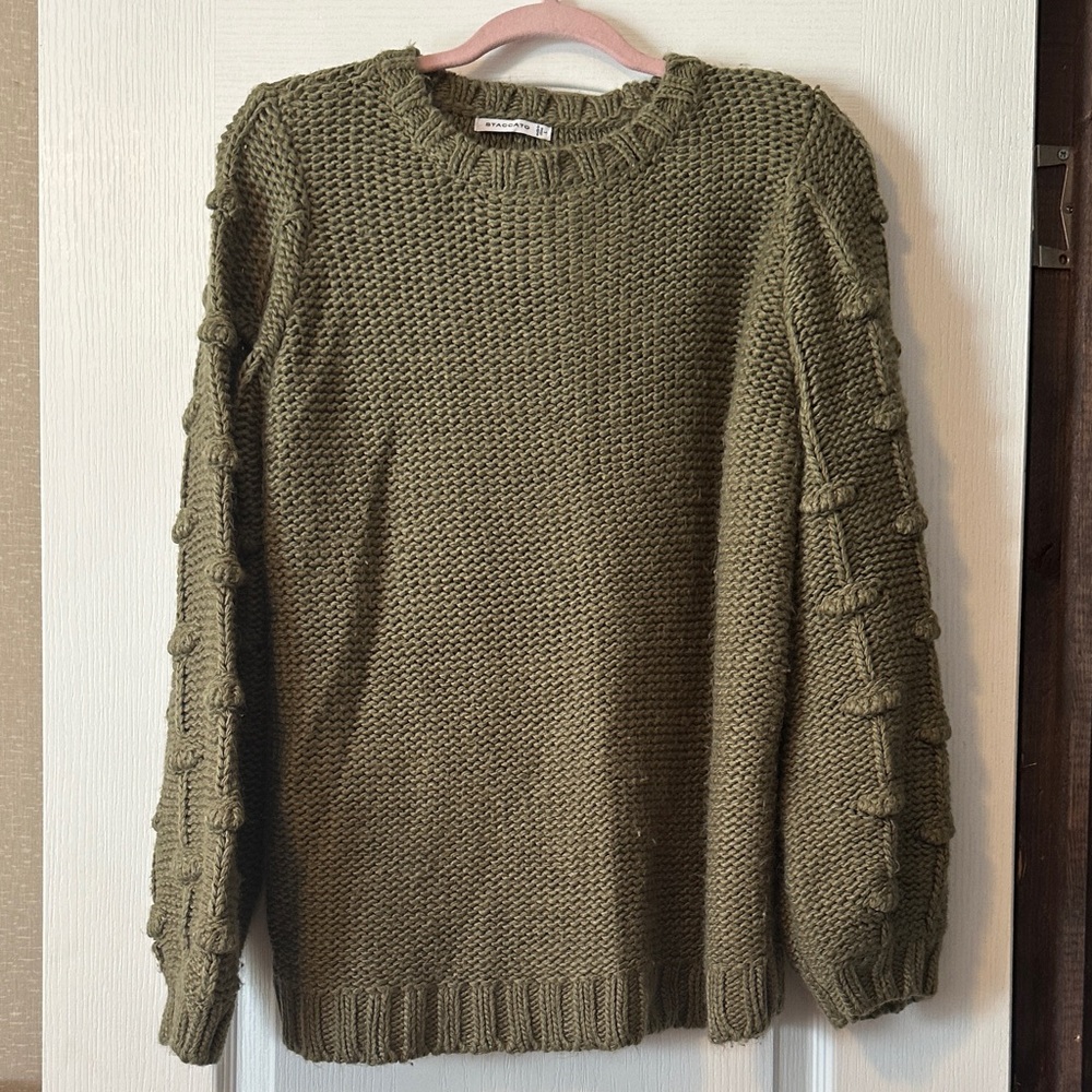 Staccato Olive Knit Women's Sweater